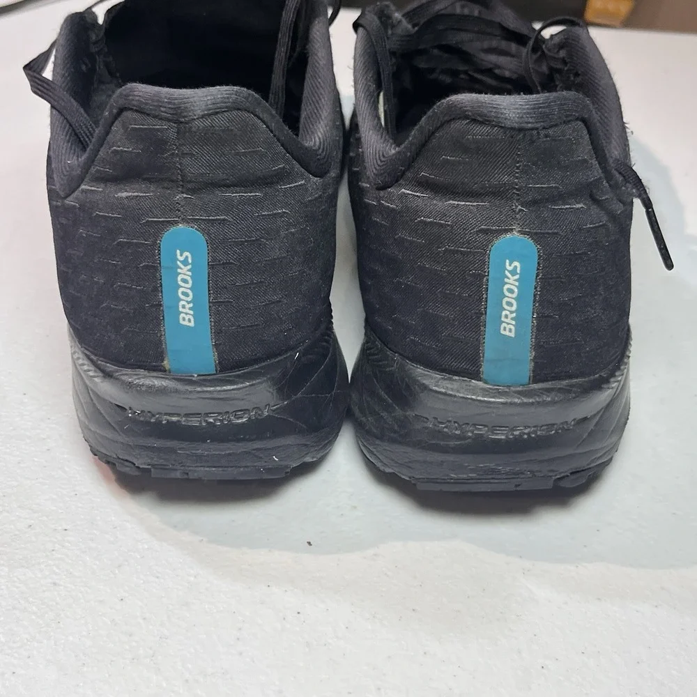 Brooks Hyperion Tempo Men's Running Shoes Black/Green, Size 12 EUC‎